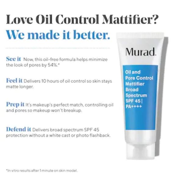 MURADÂ Pore Control Mattifier and SPF 45 - Picture 4 of 11